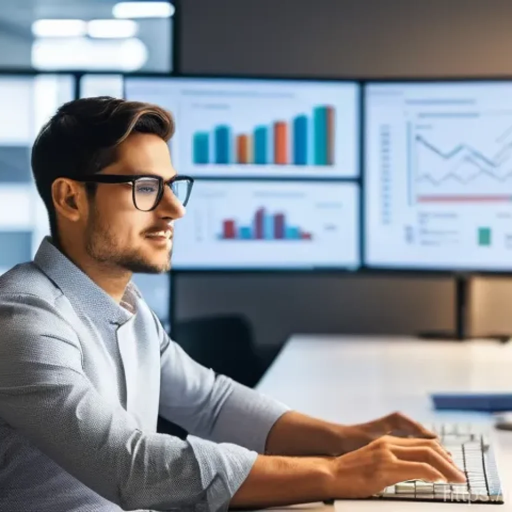 정보처리 실무에서 SQL 데이터 처리 사례 - **Prompt 1: The AI-Powered SQL Data Analyst in Lisbon**
"A vibrant, eye-level shot inside a mode...