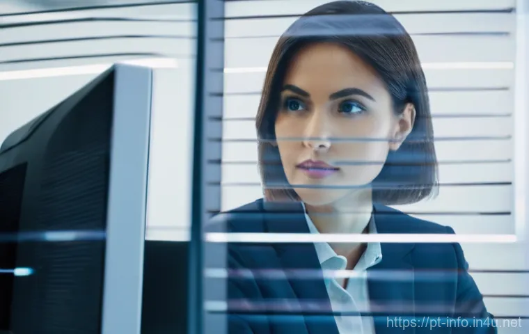 정보처리 실기 시험에서 가장 어려운 문제 해설 - **Prompt 1: Vigilance Against Digital Deception**
A focused young professional, appearing to be ...