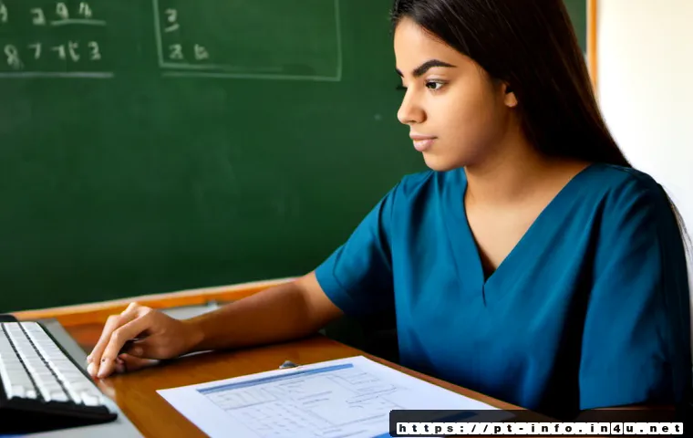 Home 15 정보처리 실기 시험에서 많이 실수하는 영역 - Photorealistic Brazilian university student preparing for a practical information technology exam, s...