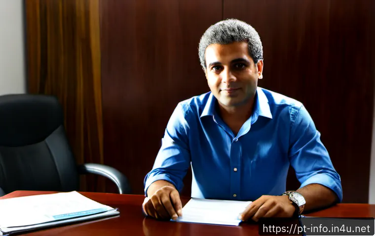 정보처리 자격증을 활용한 연봉 협상 경험 공유 - Photorealistic Brazilian IT professional in a smart-casual office salary negotiation, seated across ...